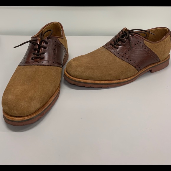 nubuck saddle shoes
